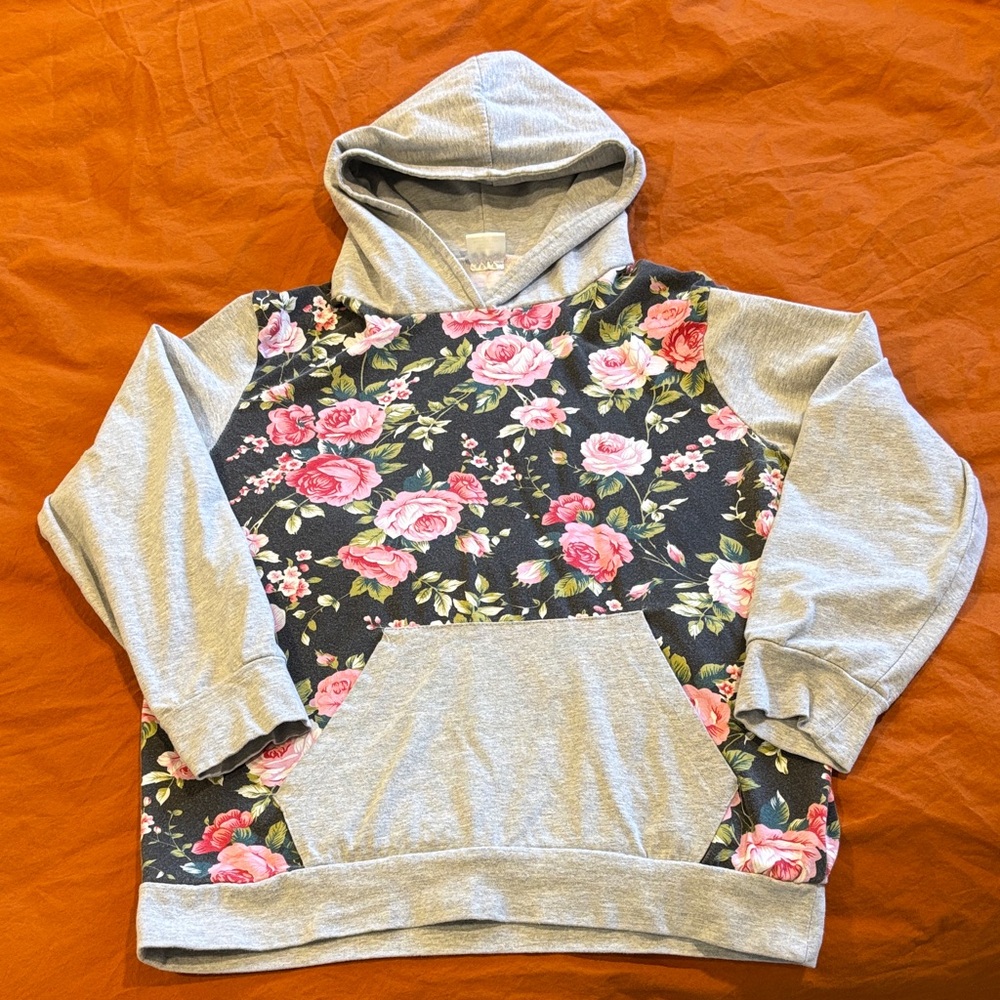 GUC Floral Gray Hoodie